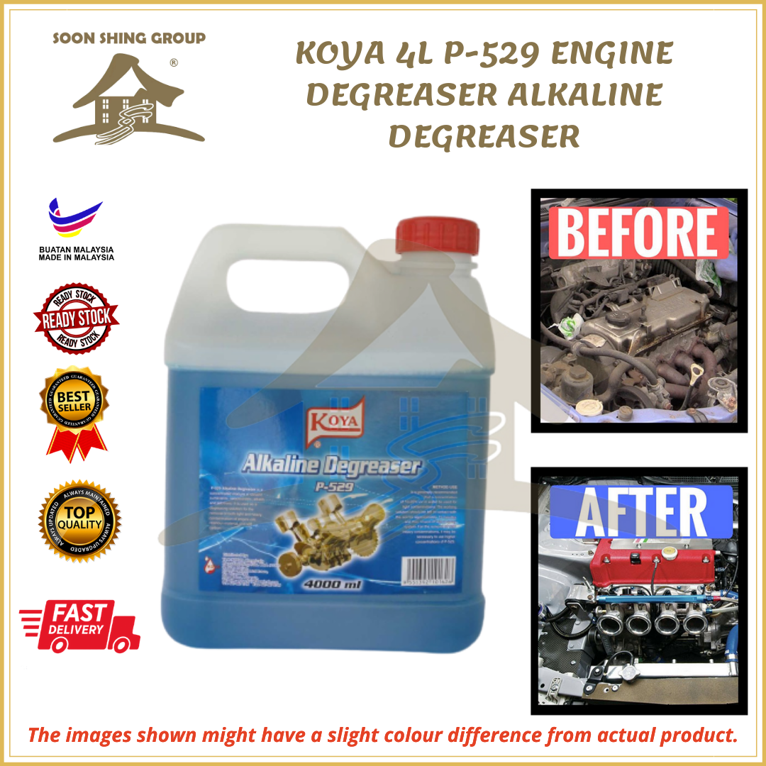 KOYA 4L P529 ENGINE DEGREASER ALKALINE DEGREASER / Pencuci Rantai